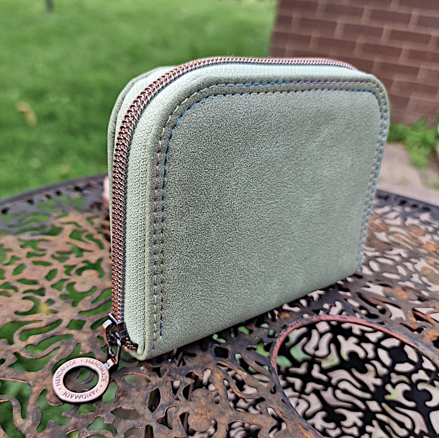 Mini Classic Zip Around Wallet - Image 7